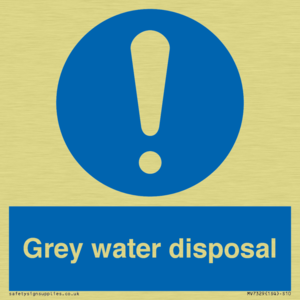 Grey water disposal
